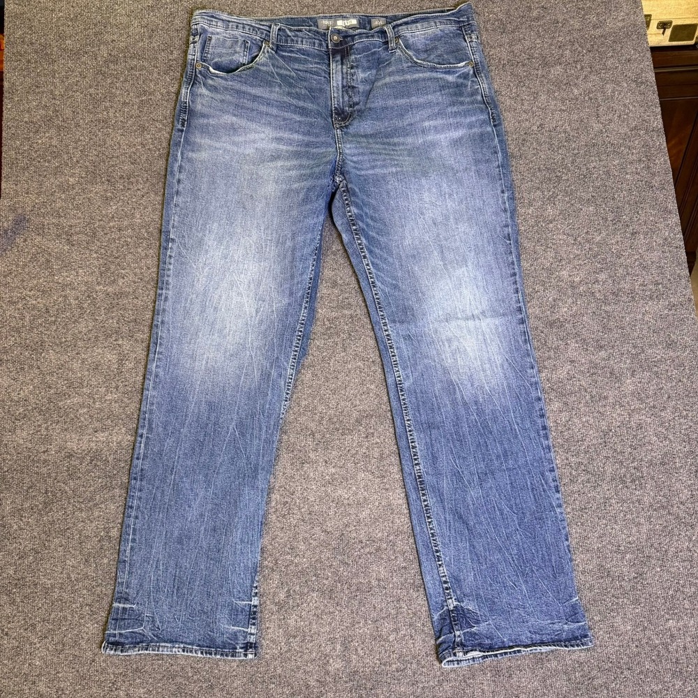 BKE Seth Straight Leg Jeans Mens 42L *40x33* Medium Wash ABC17031